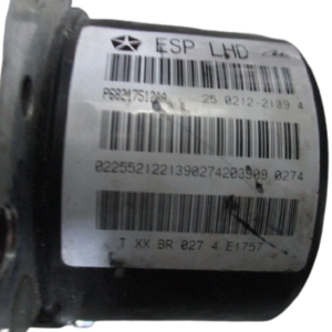 Fiat Freemont  anno dal 2011 al 2015 Gruppo ABS P68217512AA 25.0212-2139.4 28.5266-1202.3